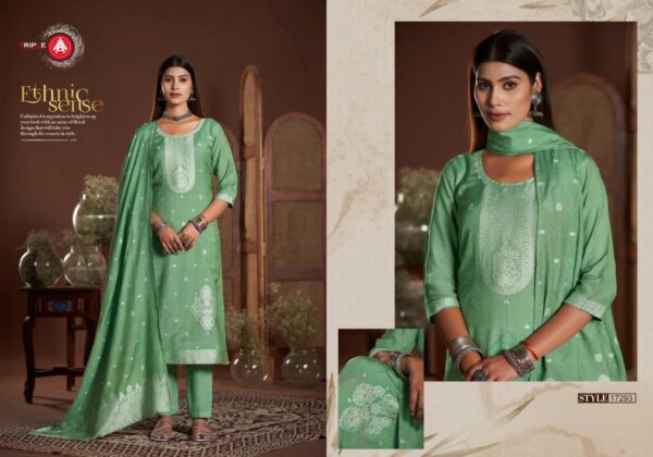 triple a kia series 17291-17296 Muslin Lakhnavi Jequard wholesale suit  triple a kia series 17291-17296 Muslin Lakhnavi Jequard wholesale suit , triple a kia series 17291-17296 Muslin Lakhnavi Jequard wholesale suit  surat, triple a kia series 17291-17296 Muslin Lakhnavi Jequard wholesale suit  new latest catalog, triple a kia series 17291-17296 Muslin Lakhnavi Jequard wholesale suit  wholesale surat, triple a kia series 17291-17296 Muslin Lakhnavi Jequard wholesale suit  single, triple a kia series 17291-17296 Muslin Lakhnavi Jequard wholesale suit  catalog price, triple a kia series 17291-17296 Muslin Lakhnavi Jequard wholesale suit  salwar suit, triple a kia series 17291-17296 Muslin Lakhnavi Jequard wholesale suit  dresses, triple a kia series 17291-17296 Muslin Lakhnavi Jequard wholesale suit  indian salwar suit, triple a kia series 17291-17296 Muslin Lakhnavi Jequard wholesale suit  dress material triple a kia series 17291 17296 muslin lakhnavi jequard wholesale suit 5 2025 05 05 15 42 14 
                     triple a kia series 17291-17296 Muslin Lakhnavi Jequard wholesale suit 
                     
                     
                     
                     Specification :
                     
                        
                           
						   
								Product Date:
								05-05-2025
							
                             							
								Name:
								Triple A Kia Series 17291-17296 Muslin Lakhnavi Jequard Wholesale Suit 
							
																					
								Cname:
								Kia 
							
														
								Brand:
								Triple Aaa
							
							
														
								Total Design:
								6 Pcs
							
														
														
								Per Piece Rate:
								INR 599
							
														
														
								Full Catalog Rate:
								INR 3594								+ (5 % GST) + Shipping Charge
								
							
														
														
								Weight:
								6 Kg
							
																					
								Moq:
								Minimum 6 Pcs
							
														
														
														
							
							
														
								Fabric:
								
									Muslin								
							
																																																								
														
														
														
								Other Details:
								 TRIPLE A has launched
 Catalog name :  KIA LIGHT

🔸 Fabric Details 🔸
👚Top:- Muslin Lakhnavi Jequard
👖Bottom:- Bsy Cotton
🧣Dupatta:- Muslin Lakhnavi Jequard
                   
👜Total Design:- 06
 
⏰   Ready To Dispatching
 
📝Booking started from now...
Rate- 599 per pcs 
Set to set