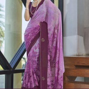 vallabhi print revika series 151614-151619 georgette wholesale saree