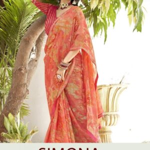 vallabhi print simona vol 8 series 33271-33276 chiffon wholesale saree