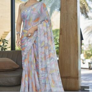vallabhi prints nancy vol 6 series 151608-151613 CHIFFON wholesale saree