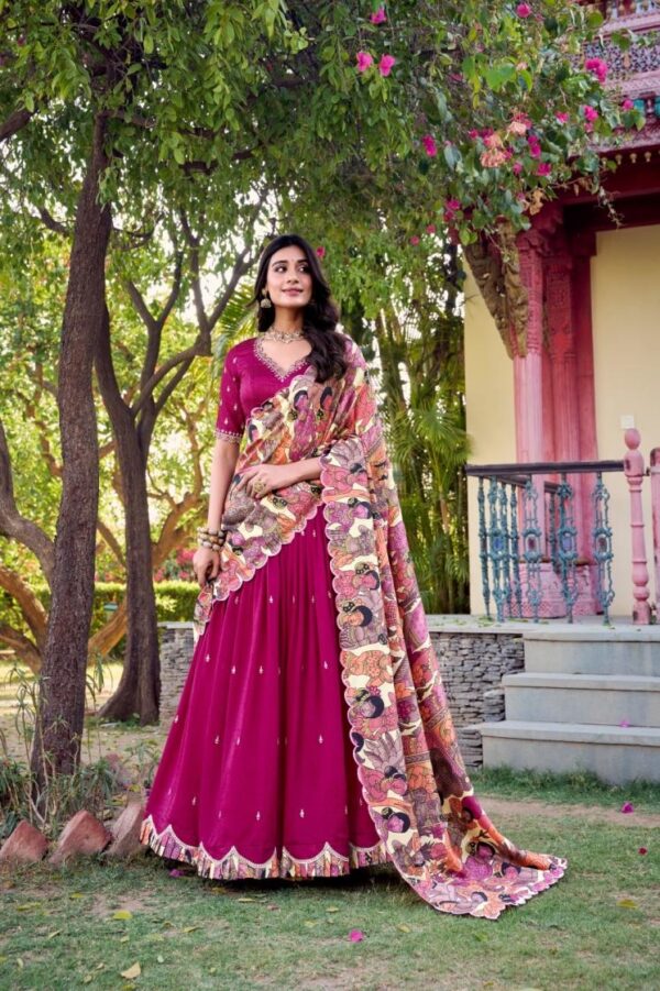 varnika lnb1237 vichitra silk wholesale lehenga - Image 2