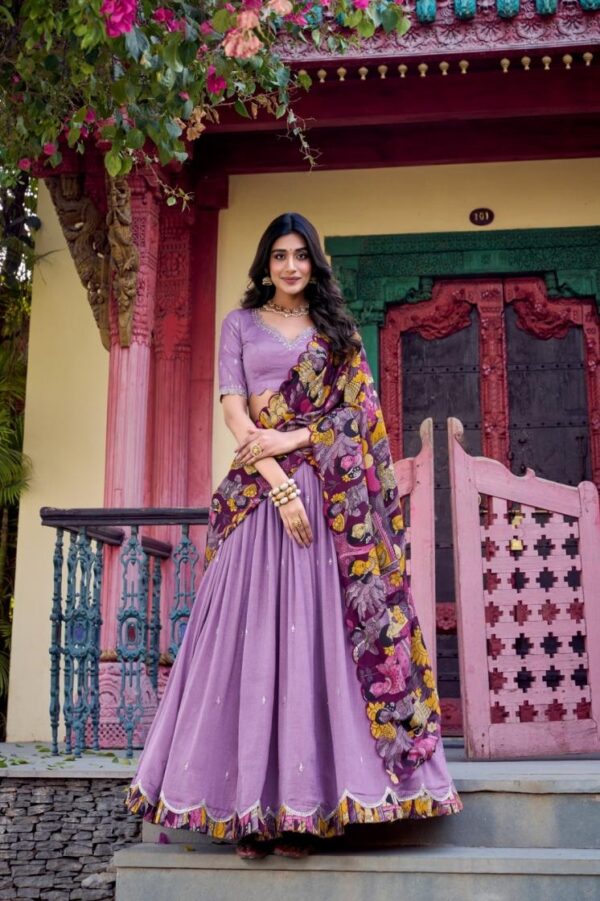 varnika lnb1237 vichitra silk wholesale lehenga - Image 13