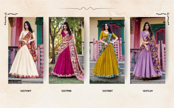 varnika lnb1237 vichitra silk wholesale lehenga - Image 17