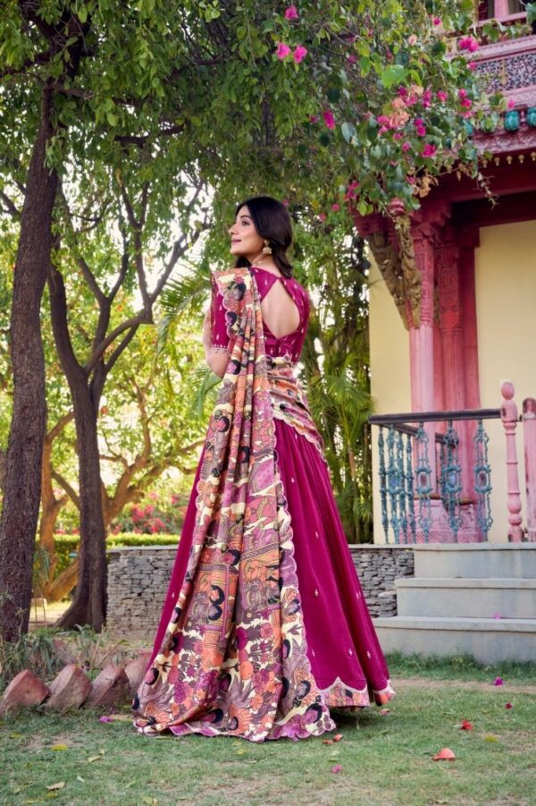 varnika lnb1237 vichitra silk wholesale lehenga - Image 3