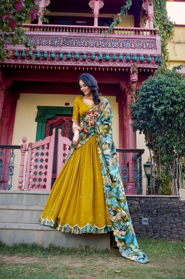 varnika lnb1237 vichitra silk wholesale lehenga - Image 6