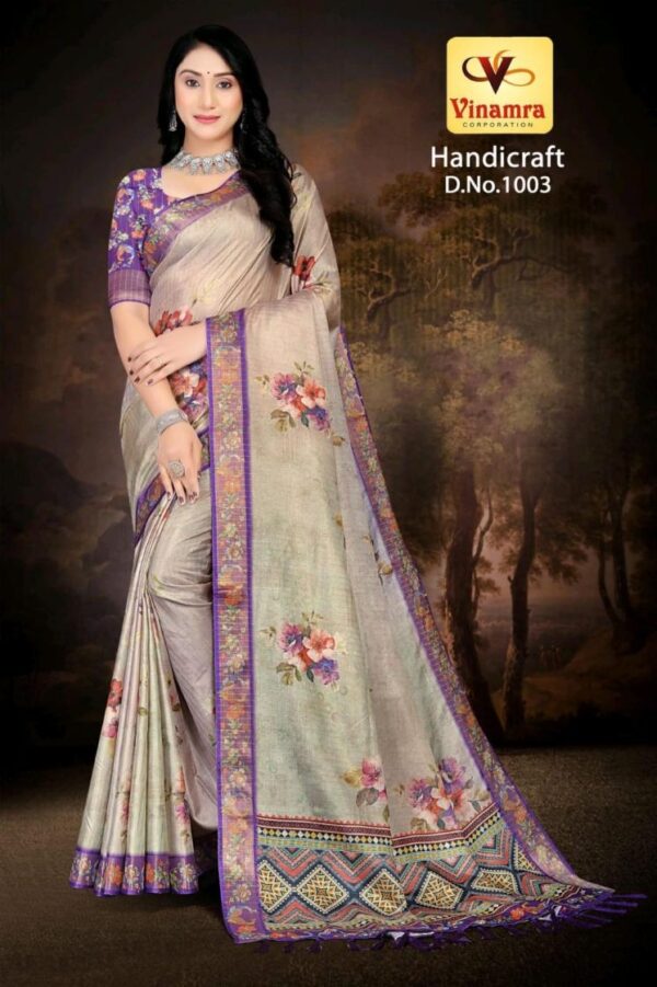vinamra corporation handicraft vol 1 series 1001-1011 gold zari fashionable sarees  vinamra corporation handicraft vol 1 series 1001-1011 gold zari fashionable sarees, vinamra corporation handicraft vol 1 series 1001-1011 gold zari fashionable sarees surat, vinamra corporation handicraft vol 1 series 1001-1011 gold zari fashionable sarees new latest catalog, vinamra corporation handicraft vol 1 series 1001-1011 gold zari fashionable sarees wholesale surat, vinamra corporation handicraft vol 1 series 1001-1011 gold zari fashionable sarees single, vinamra corporation handicraft vol 1 series 1001-1011 gold zari fashionable sarees catalog price, vinamra corporation handicraft vol 1 series 1001-1011 gold zari fashionable sarees salwar suit, vinamra corporation handicraft vol 1 series 1001-1011 gold zari fashionable sarees dresses, vinamra corporation handicraft vol 1 series 1001-1011 gold zari fashionable sarees indian salwar suit, vinamra corporation handicraft vol 1 series 1001-1011 gold zari fashionable sarees dress material vinamra corporation handicraft vol 1 series 1001 1011 gold zari fashionable sarees 2025 05 03 19 54 
                     vinamra corporation handicraft vol 1 series 1001-1011 gold zari fashionable sarees
                     
                     
                     
                     Specification :
                     
                        
                           
						   
								Product Date:
								03-05-2025
							
                             							
								Name:
								Vinamra Corporation Handicraft Vol 1 Series 1001-1011 Gold Zari Fashionable Sarees
							
																					
								Cname:
								 Handicraft Vol 1
							
														
								Brand:
								Vinamra
							
							
														
								Total Design:
								11 Pcs
							
														
														
								Per Piece Rate:
								INR 410
							
														
														
								Full Catalog Rate:
								INR 4510								+ (5 % GST) + Shipping Charge
								
							
														
														
								Weight:
								11 Kg
							
																					
								Moq:
								Minimum 11 Pcs
							
														
														
														
								Type:
								Printed Sarees
							
														
							
							
														
								Fabric:
								
									Fancy								
							
																																																								
														
														
														
								Other Details:
								Vinamra Corporation 
New packing start 
handicraft  vol.1 
rate 410/- pouch packing   
fabrics  gold zari
