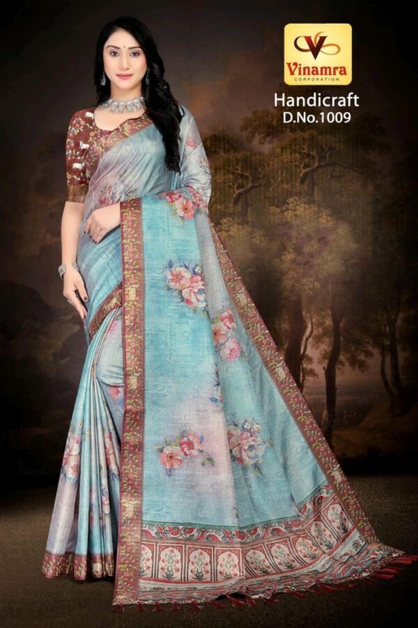 vinamra corporation handicraft vol 1 series 1001-1011 gold zari fashionable sarees  vinamra corporation handicraft vol 1 series 1001-1011 gold zari fashionable sarees, vinamra corporation handicraft vol 1 series 1001-1011 gold zari fashionable sarees surat, vinamra corporation handicraft vol 1 series 1001-1011 gold zari fashionable sarees new latest catalog, vinamra corporation handicraft vol 1 series 1001-1011 gold zari fashionable sarees wholesale surat, vinamra corporation handicraft vol 1 series 1001-1011 gold zari fashionable sarees single, vinamra corporation handicraft vol 1 series 1001-1011 gold zari fashionable sarees catalog price, vinamra corporation handicraft vol 1 series 1001-1011 gold zari fashionable sarees salwar suit, vinamra corporation handicraft vol 1 series 1001-1011 gold zari fashionable sarees dresses, vinamra corporation handicraft vol 1 series 1001-1011 gold zari fashionable sarees indian salwar suit, vinamra corporation handicraft vol 1 series 1001-1011 gold zari fashionable sarees dress material vinamra corporation handicraft vol 1 series 1001 1011 gold zari fashionable sarees 3 2025 05 03 19 54 36 
                     vinamra corporation handicraft vol 1 series 1001-1011 gold zari fashionable sarees
                     
                     
                     
                     Specification :
                     
                        
                           
						   
								Product Date:
								03-05-2025
							
                             							
								Name:
								Vinamra Corporation Handicraft Vol 1 Series 1001-1011 Gold Zari Fashionable Sarees
							
																					
								Cname:
								 Handicraft Vol 1
							
														
								Brand:
								Vinamra
							
							
														
								Total Design:
								11 Pcs
							
														
														
								Per Piece Rate:
								INR 410
							
														
														
								Full Catalog Rate:
								INR 4510								+ (5 % GST) + Shipping Charge
								
							
														
														
								Weight:
								11 Kg
							
																					
								Moq:
								Minimum 11 Pcs
							
														
														
														
								Type:
								Printed Sarees
							
														
							
							
														
								Fabric:
								
									Fancy								
							
																																																								
														
														
														
								Other Details:
								Vinamra Corporation 
New packing start 
handicraft  vol.1 
rate 410/- pouch packing   
fabrics  gold zari