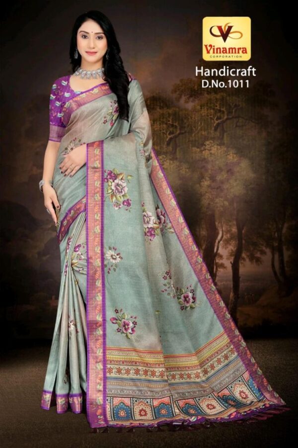 vinamra corporation handicraft vol 1 series 1001-1011 gold zari fashionable sarees  vinamra corporation handicraft vol 1 series 1001-1011 gold zari fashionable sarees, vinamra corporation handicraft vol 1 series 1001-1011 gold zari fashionable sarees surat, vinamra corporation handicraft vol 1 series 1001-1011 gold zari fashionable sarees new latest catalog, vinamra corporation handicraft vol 1 series 1001-1011 gold zari fashionable sarees wholesale surat, vinamra corporation handicraft vol 1 series 1001-1011 gold zari fashionable sarees single, vinamra corporation handicraft vol 1 series 1001-1011 gold zari fashionable sarees catalog price, vinamra corporation handicraft vol 1 series 1001-1011 gold zari fashionable sarees salwar suit, vinamra corporation handicraft vol 1 series 1001-1011 gold zari fashionable sarees dresses, vinamra corporation handicraft vol 1 series 1001-1011 gold zari fashionable sarees indian salwar suit, vinamra corporation handicraft vol 1 series 1001-1011 gold zari fashionable sarees dress material vinamra corporation handicraft vol 1 series 1001 1011 gold zari fashionable sarees 4 2025 05 03 19 54 36 
                     vinamra corporation handicraft vol 1 series 1001-1011 gold zari fashionable sarees
                     
                     
                     
                     Specification :
                     
                        
                           
						   
								Product Date:
								03-05-2025
							
                             							
								Name:
								Vinamra Corporation Handicraft Vol 1 Series 1001-1011 Gold Zari Fashionable Sarees
							
																					
								Cname:
								 Handicraft Vol 1
							
														
								Brand:
								Vinamra
							
							
														
								Total Design:
								11 Pcs
							
														
														
								Per Piece Rate:
								INR 410
							
														
														
								Full Catalog Rate:
								INR 4510								+ (5 % GST) + Shipping Charge
								
							
														
														
								Weight:
								11 Kg
							
																					
								Moq:
								Minimum 11 Pcs
							
														
														
														
								Type:
								Printed Sarees
							
														
							
							
														
								Fabric:
								
									Fancy								
							
																																																								
														
														
														
								Other Details:
								Vinamra Corporation 
New packing start 
handicraft  vol.1 
rate 410/- pouch packing   
fabrics  gold zari