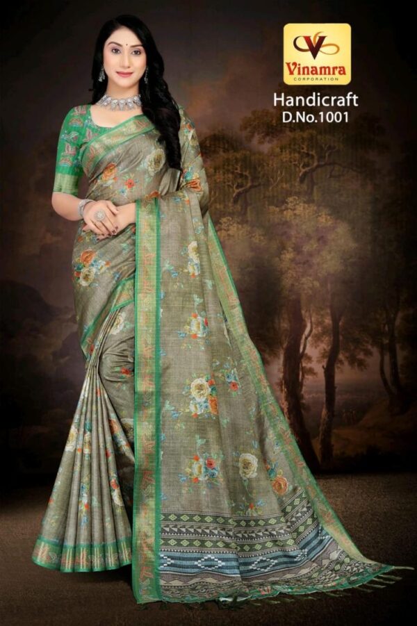vinamra corporation handicraft vol 1 series 1001-1011 gold zari fashionable sarees  vinamra corporation handicraft vol 1 series 1001-1011 gold zari fashionable sarees, vinamra corporation handicraft vol 1 series 1001-1011 gold zari fashionable sarees surat, vinamra corporation handicraft vol 1 series 1001-1011 gold zari fashionable sarees new latest catalog, vinamra corporation handicraft vol 1 series 1001-1011 gold zari fashionable sarees wholesale surat, vinamra corporation handicraft vol 1 series 1001-1011 gold zari fashionable sarees single, vinamra corporation handicraft vol 1 series 1001-1011 gold zari fashionable sarees catalog price, vinamra corporation handicraft vol 1 series 1001-1011 gold zari fashionable sarees salwar suit, vinamra corporation handicraft vol 1 series 1001-1011 gold zari fashionable sarees dresses, vinamra corporation handicraft vol 1 series 1001-1011 gold zari fashionable sarees indian salwar suit, vinamra corporation handicraft vol 1 series 1001-1011 gold zari fashionable sarees dress material vinamra corporation handicraft vol 1 series 1001 1011 gold zari fashionable sarees 5 2025 05 03 19 54 36 
                     vinamra corporation handicraft vol 1 series 1001-1011 gold zari fashionable sarees
                     
                     
                     
                     Specification :
                     
                        
                           
						   
								Product Date:
								03-05-2025
							
                             							
								Name:
								Vinamra Corporation Handicraft Vol 1 Series 1001-1011 Gold Zari Fashionable Sarees
							
																					
								Cname:
								 Handicraft Vol 1
							
														
								Brand:
								Vinamra
							
							
														
								Total Design:
								11 Pcs
							
														
														
								Per Piece Rate:
								INR 410
							
														
														
								Full Catalog Rate:
								INR 4510								+ (5 % GST) + Shipping Charge
								
							
														
														
								Weight:
								11 Kg
							
																					
								Moq:
								Minimum 11 Pcs
							
														
														
														
								Type:
								Printed Sarees
							
														
							
							
														
								Fabric:
								
									Fancy								
							
																																																								
														
														
														
								Other Details:
								Vinamra Corporation 
New packing start 
handicraft  vol.1 
rate 410/- pouch packing   
fabrics  gold zari