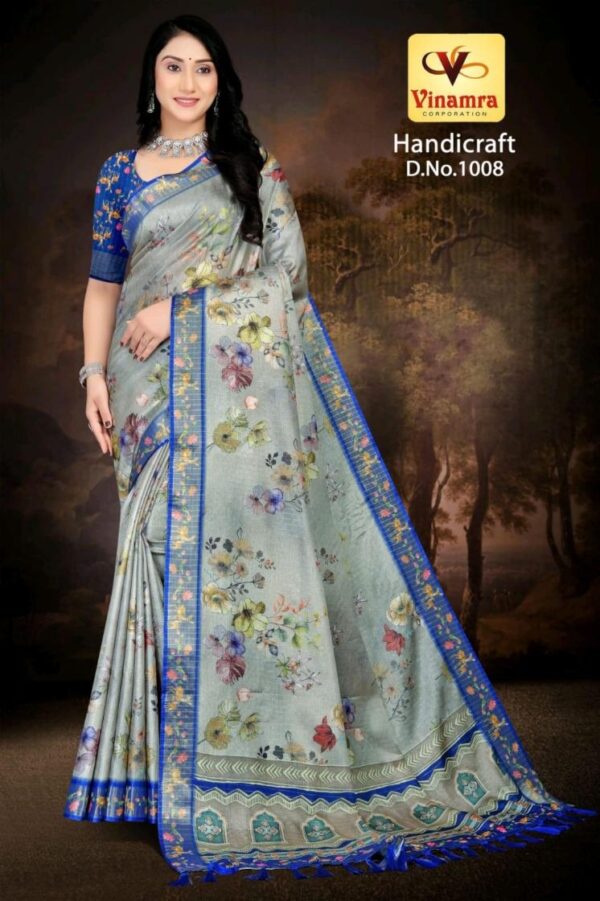 vinamra corporation handicraft vol 1 series 1001-1011 gold zari fashionable sarees  vinamra corporation handicraft vol 1 series 1001-1011 gold zari fashionable sarees, vinamra corporation handicraft vol 1 series 1001-1011 gold zari fashionable sarees surat, vinamra corporation handicraft vol 1 series 1001-1011 gold zari fashionable sarees new latest catalog, vinamra corporation handicraft vol 1 series 1001-1011 gold zari fashionable sarees wholesale surat, vinamra corporation handicraft vol 1 series 1001-1011 gold zari fashionable sarees single, vinamra corporation handicraft vol 1 series 1001-1011 gold zari fashionable sarees catalog price, vinamra corporation handicraft vol 1 series 1001-1011 gold zari fashionable sarees salwar suit, vinamra corporation handicraft vol 1 series 1001-1011 gold zari fashionable sarees dresses, vinamra corporation handicraft vol 1 series 1001-1011 gold zari fashionable sarees indian salwar suit, vinamra corporation handicraft vol 1 series 1001-1011 gold zari fashionable sarees dress material vinamra corporation handicraft vol 1 series 1001 1011 gold zari fashionable sarees 8 2025 05 03 19 54 36 
                     vinamra corporation handicraft vol 1 series 1001-1011 gold zari fashionable sarees
                     
                     
                     
                     Specification :
                     
                        
                           
						   
								Product Date:
								03-05-2025
							
                             							
								Name:
								Vinamra Corporation Handicraft Vol 1 Series 1001-1011 Gold Zari Fashionable Sarees
							
																					
								Cname:
								 Handicraft Vol 1
							
														
								Brand:
								Vinamra
							
							
														
								Total Design:
								11 Pcs
							
														
														
								Per Piece Rate:
								INR 410
							
														
														
								Full Catalog Rate:
								INR 4510								+ (5 % GST) + Shipping Charge
								
							
														
														
								Weight:
								11 Kg
							
																					
								Moq:
								Minimum 11 Pcs
							
														
														
														
								Type:
								Printed Sarees
							
														
							
							
														
								Fabric:
								
									Fancy								
							
																																																								
														
														
														
								Other Details:
								Vinamra Corporation 
New packing start 
handicraft  vol.1 
rate 410/- pouch packing   
fabrics  gold zari