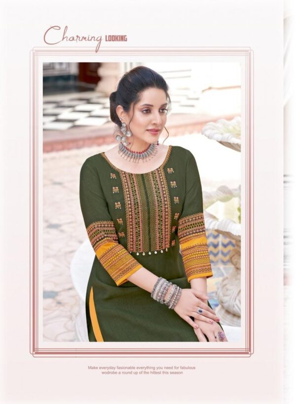 wooglee salonee vol 8 series 3037-3042 rayon wholesale kurti  wooglee salonee vol 8 series 3037-3042 rayon wholesale kurti , wooglee salonee vol 8 series 3037-3042 rayon wholesale kurti  surat, wooglee salonee vol 8 series 3037-3042 rayon wholesale kurti  new latest catalog, wooglee salonee vol 8 series 3037-3042 rayon wholesale kurti  wholesale surat, wooglee salonee vol 8 series 3037-3042 rayon wholesale kurti  single, wooglee salonee vol 8 series 3037-3042 rayon wholesale kurti  catalog price, wooglee salonee vol 8 series 3037-3042 rayon wholesale kurti  salwar suit, wooglee salonee vol 8 series 3037-3042 rayon wholesale kurti  dresses, wooglee salonee vol 8 series 3037-3042 rayon wholesale kurti  indian salwar suit, wooglee salonee vol 8 series 3037-3042 rayon wholesale kurti  dress material wooglee salonee vol 8 series 3037 3042 rayon wholesale kurti 7 2025 05 17 17 37 41 
                     wooglee salonee vol 8 series 3037-3042 rayon wholesale kurti 
                     
                     
                     
                     Specification :
                     
                        
                           
						   
								Product Date:
								17-05-2025
							
                             							
								Name:
								Wooglee Salonee Vol 8 Series 3037-3042 Rayon Wholesale Kurti 
							
																					
								Cname:
								Salonee Vol 8 
							
														
								Brand:
								Wooglee
							

														
								Total Design:
								6 Pcs
							
							
														
								Per Piece Rate:
								INR 460
							
							
														
								Full Catalog Rate:
								INR 2760								+ (5 % GST) + Shipping Charge
								
							
							
														
								Weight:
								6 Kg
							
																					
								Moq:
								Minimum 6 Pcs
							
							
							
														
								Type:
								Embroidery Kurti
							
							


														
								Fabric:
								
									Fancy Rayon								
							
																																																	
							
							
														
								Other Details:
								
	
		
			
			Brand Name : WOOGLEE....

			Catalog : Salonee vol 8

			Design : 6

			Fabric : Heavy Rayon
			Work : Tread & Hand work
			Size :S(36), M(38), L(40), XL(42), XXL(44), XXXL(46)

			Rate : 460/-  Pic + 5% GST  

			Dispatched with 3-4 days