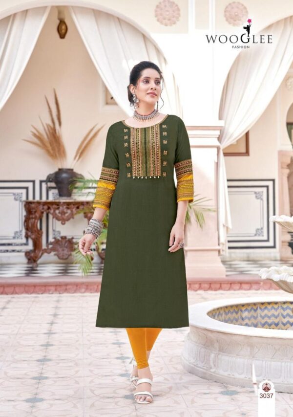 wooglee salonee vol 8 series 3037-3042 rayon wholesale kurti  wooglee salonee vol 8 series 3037-3042 rayon wholesale kurti , wooglee salonee vol 8 series 3037-3042 rayon wholesale kurti  surat, wooglee salonee vol 8 series 3037-3042 rayon wholesale kurti  new latest catalog, wooglee salonee vol 8 series 3037-3042 rayon wholesale kurti  wholesale surat, wooglee salonee vol 8 series 3037-3042 rayon wholesale kurti  single, wooglee salonee vol 8 series 3037-3042 rayon wholesale kurti  catalog price, wooglee salonee vol 8 series 3037-3042 rayon wholesale kurti  salwar suit, wooglee salonee vol 8 series 3037-3042 rayon wholesale kurti  dresses, wooglee salonee vol 8 series 3037-3042 rayon wholesale kurti  indian salwar suit, wooglee salonee vol 8 series 3037-3042 rayon wholesale kurti  dress material wooglee salonee vol 8 series 3037 3042 rayon wholesale kurti 8 2025 05 17 17 37 41 
                     wooglee salonee vol 8 series 3037-3042 rayon wholesale kurti 
                     
                     
                     
                     Specification :
                     
                        
                           
						   
								Product Date:
								17-05-2025
							
                             							
								Name:
								Wooglee Salonee Vol 8 Series 3037-3042 Rayon Wholesale Kurti 
							
																					
								Cname:
								Salonee Vol 8 
							
														
								Brand:
								Wooglee
							

														
								Total Design:
								6 Pcs
							
							
														
								Per Piece Rate:
								INR 460
							
							
														
								Full Catalog Rate:
								INR 2760								+ (5 % GST) + Shipping Charge
								
							
							
														
								Weight:
								6 Kg
							
																					
								Moq:
								Minimum 6 Pcs
							
							
							
														
								Type:
								Embroidery Kurti
							
							


														
								Fabric:
								
									Fancy Rayon								
							
																																																	
							
							
														
								Other Details:
								
	
		
			
			Brand Name : WOOGLEE....

			Catalog : Salonee vol 8

			Design : 6

			Fabric : Heavy Rayon
			Work : Tread & Hand work
			Size :S(36), M(38), L(40), XL(42), XXL(44), XXXL(46)

			Rate : 460/-  Pic + 5% GST  

			Dispatched with 3-4 days