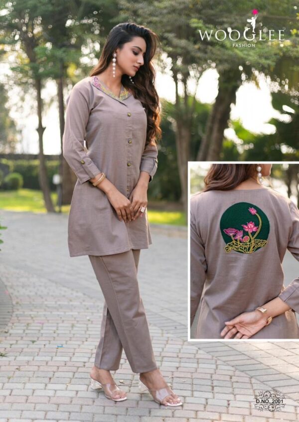 wooglee zeel series 2001-2006 cotton flex wholesale co-ord sets - Image 6