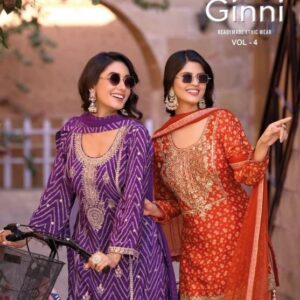 your choice ginni vol 4 series 4001-4004 chinon wholesale shrara suits