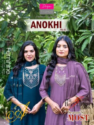 diya trends - anokhi vol-3   diya trends anokhi vol 3 3001 3008 series fancy embroidered straight cut kurti supplier surat 2025 0.jpeg