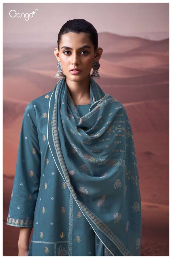 ganga - daleyza 3561   ganga daleyza 3561 exclusive hand embroidery premium cotton fancy suit supplier 4 2025 05 31 14 41 57.jpg ganga daleyza 3561 exclusive hand embroidery premium cotton fancy suit supplier  Catalogue Name : 31st May 2025 Name of Product : ganga - daleyza 3561  No of Design : 3 Piece (MOQ : 1 Set) Product Rate Per Piece : ₹ 1610 / Per Piece Product Full Catalogue Rate : ₹ 4830 (GST Extra) Full Catalogue Weight : 3 KG Product Type & Size: unstitched Product Details: 
					 
GANGA*
Presents
-
*DALEYZA 3561*

TOP
PREMIUM COTTON PRINTED WITH HAND EMBROIDERY, HAND WORK, SOLID COTTON BORDER ON DAMAN.

BOTTOM
PREMIUM COTTON SOLID COLOR

DUPATTA
PREMIUM PURE MAL PRINTED WITH SOLID COTTON BORDER.

*RATE:*
1610/-