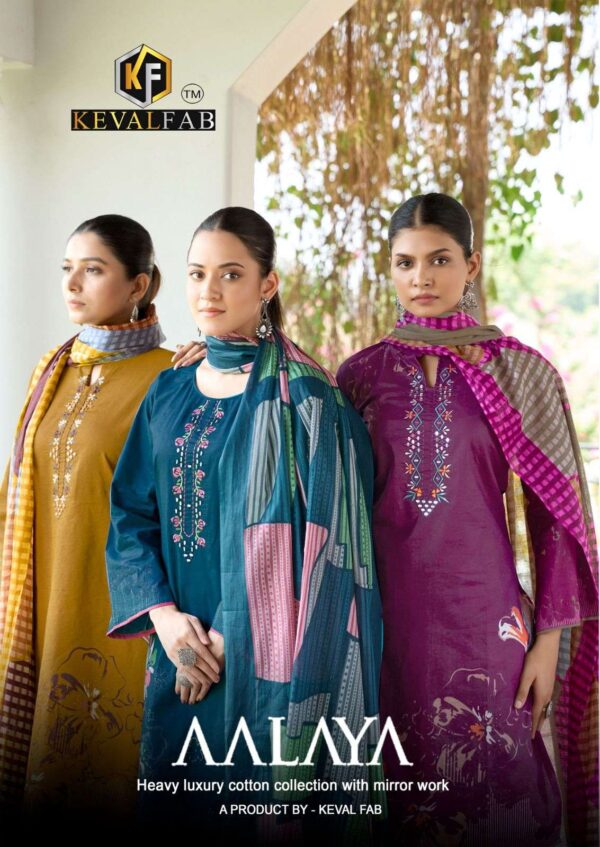 keval fab - aalya vol-1   keval fab aalya vol 1 1001 1008 series cotton with expansive mirror work suit supplier surat 2025 06.jpeg
