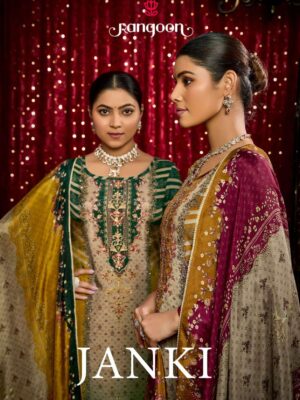 rangoon - janki   rangoon janki 5531 5534 series digital print swarovski daimond work readymade collection surat 2025.jpeg
