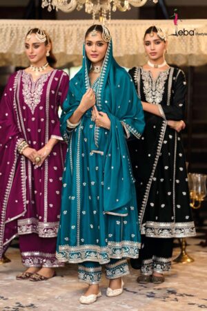 Eba Serena Ready to Wear Chinon Salwar Suit With Embroidery work
