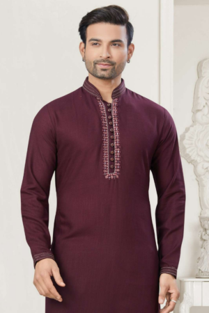 Outluk Wedding Collection 38 Ready to Wear Pure Cotton Embroidery Work Mens Wear