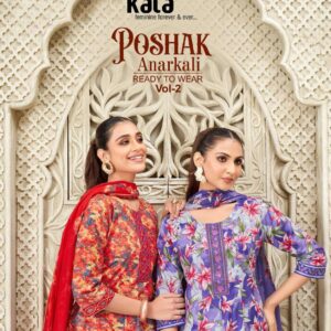 kala poshak anarkali vol 2 series 8201 to 8212 readymade cotton classic pakistani suit in wholesale surat
