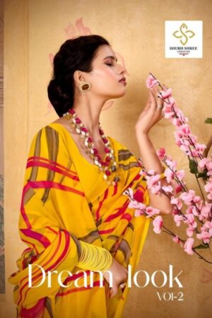 shubh shree creation dream look vol 2 series 2001 to 2012 georgette best saree in wholesale surat