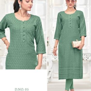 TUNIC HOUSE FREEDOM CHIKANKARI SEQUINCE SIZE SET COMBO COLLECTION