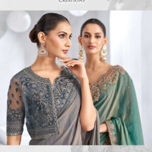 anmol creation elegance vol 20 series 15001 to 15016 fancy party wear saree in wholesale surat