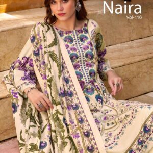belliza designer naira vol 116 series 899001nto 899008 cotton modern pakistani suit in wholesale surat