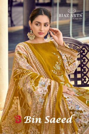 bin saeed riaz arts vol 1 series 100101 to 100106 cotton pakistani fancy salwar kameez in wholesale surat