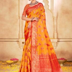 Bunawat Shakuntala Vol-4 series 1001 to 1006 Party Wear Silk Sarees in wholesale surat