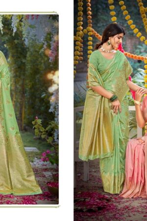 Bunawat Silk Niketan series 1001 to 1006 Party Wear Designer Silk Sarees in wholesale surat