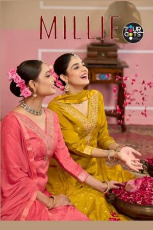 fourdots millie series 1911 to 1914 viscose muslin hit design stylish salwar kameez in wholesale surat