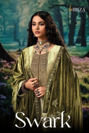ibiza swark series 11441 to 11444 colour addition silk jacquard salwar kameez in wholesale surat
