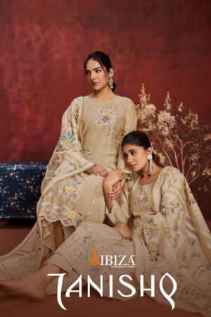 ibiza tanishq series 15924 to 15927 orgenic sen silk designer salwar kameez in wholesale surat