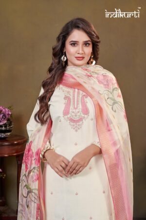 indikurti divya readymade vertican combo set suits in wholesale surat