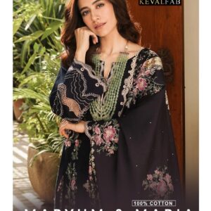 Keval Maryum Maria Vol-18 series 18001 to 18006 Pure Heavy Cotton Printed Karachi style salwar kameez in wholesale surat