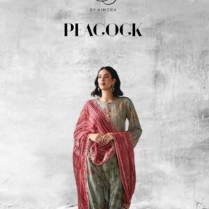 kimora heer peacock vol 223 series 9791 tob 9796 muslin hit design salwar kameez in wholesale surat