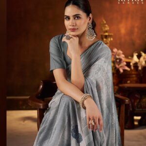 kiyra goodluck vol 2 series 1001 to 1006 fancy weightless kundan saree in wholesale surat