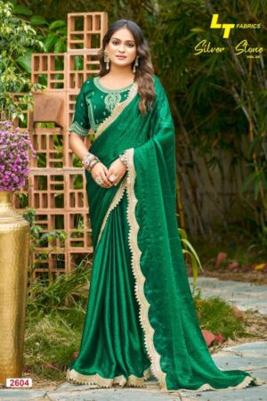 lt fashion silver stone vol 26 series 2601 to 2606 malai silk elegance sarees in wholesale surat