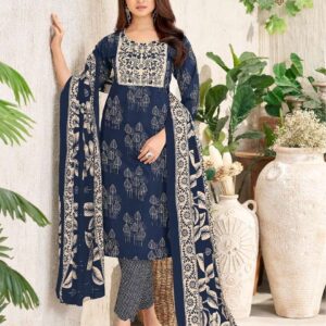 Mayur Amishi Vol-2 series 2001 to 2010 Pure Heavy Cotton Print salwar kameez in wholesale surat