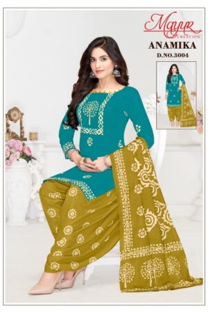 Mayur Anamika Vol-3 series 3001 to 3010 Pure Heavy Cotton Print salwar kameez in wolesale surat
