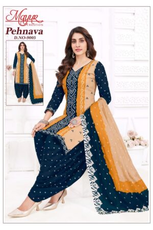 Mayur Pehnava Vol-9 series 9001 to 9010 Pure Cotton Printed salwar kameexz in wholesale surat