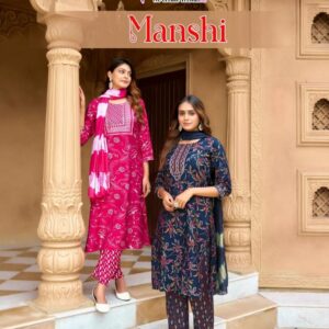 mystic9 manshi vol 1 series 1001 to 1008 readymade roman silk gorgeous look salwar kameez in wholesale surat