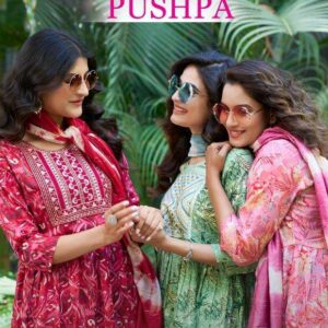 mystic9 pushpa vol 5 series 5001-5008 rayon capsule wholesale suit