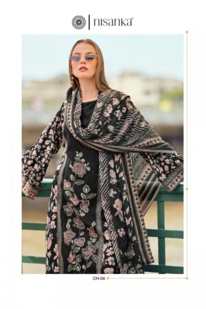 nisanka cashmere vol 2 series 01 to 06 viscose lawn pakistani salwar kameez in wholesale surat