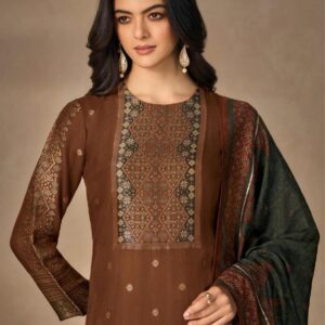 omtex rasvika series 8231A to 8231D muslin jacquard hit design suit in wholesale surat