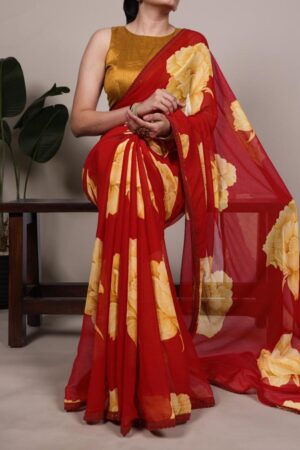 pr ynf7033 hit design chiffon saree in wholesale surat