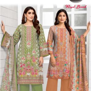 Royal Naira Vol-9 series 9001 to 9008 Soft Cotton Printed salwar kameez in wholesale surat