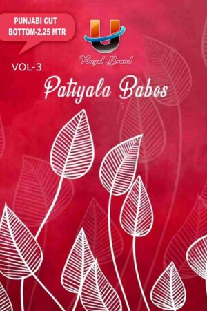 Royal Patiyala Bebs Vol-3 Soft Cotton Printed salwar kameez in wholesale surat